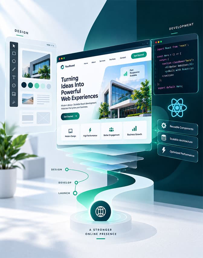 react website design company