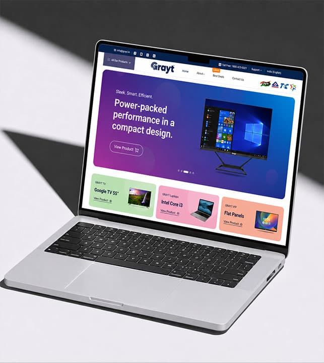 GRAYT – Technology & Consumer Electronics Website Design 2