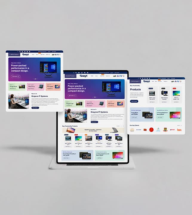 GRAYT – Technology & Consumer Electronics Website Design 1