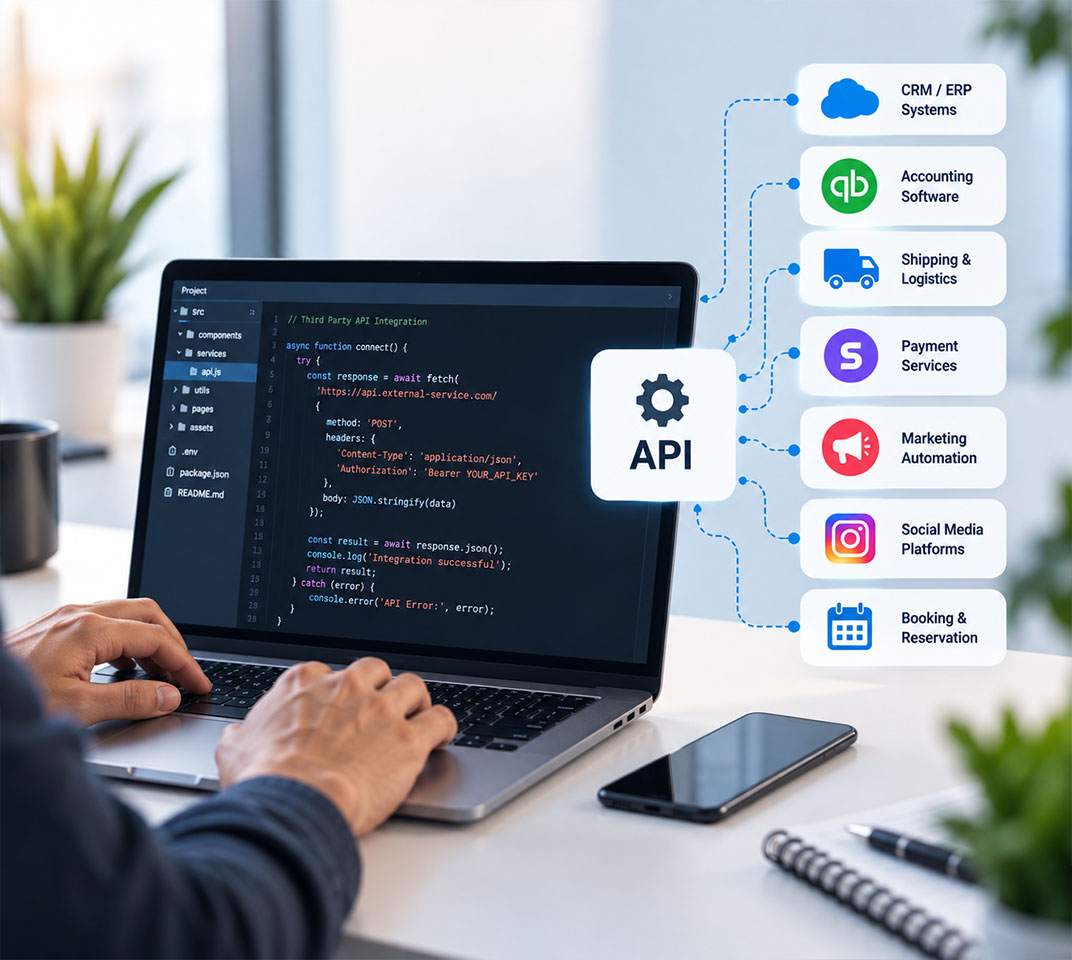Any Third Party API Integration