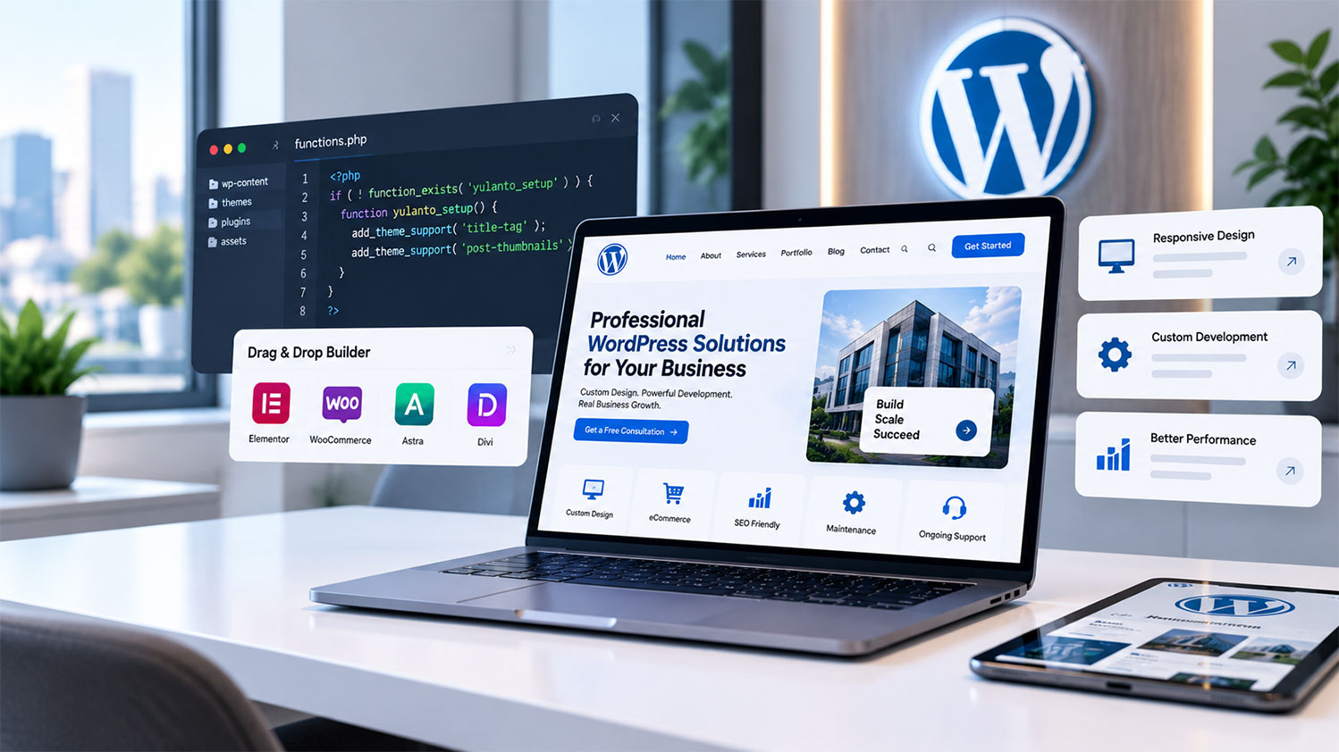 WordPress Development Workspace in Chennai