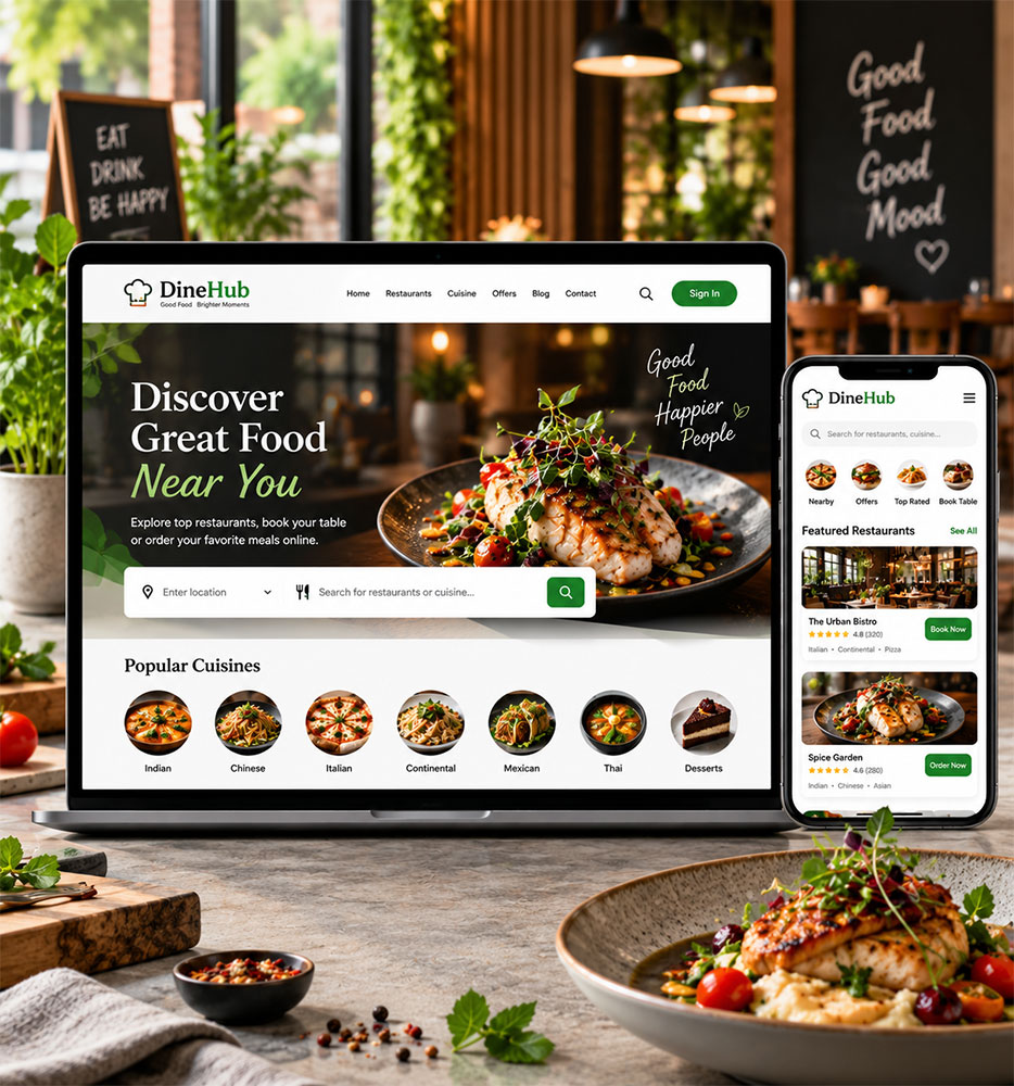 restaurant Portal Development company